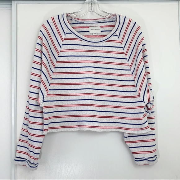 American Eagle Outfitters Tops - American Eagle Cropped Pullover Stripe Sweater
